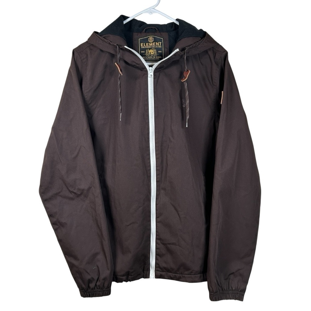 Element Men's Wolfeboro Collection Brown 'Alder' Hooded Jacket Size M